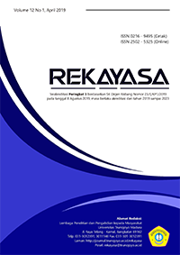 Rekayasa | Jurnal Sains dan Teknologi
